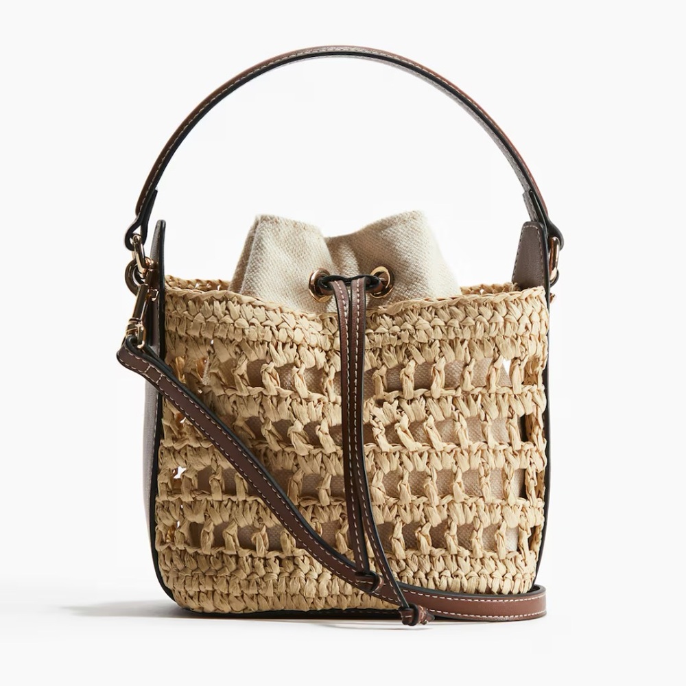 H&M Straw Crossbody Bag NWT
